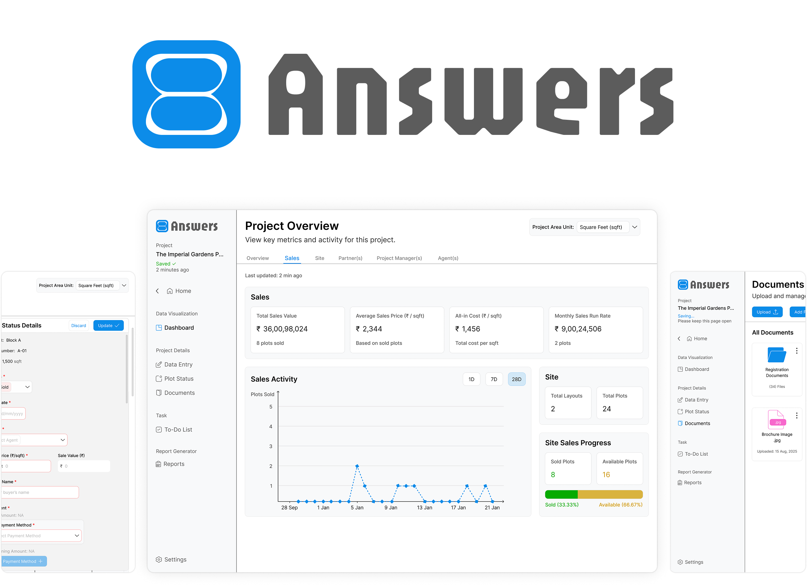 8Answers dashboard interface preview