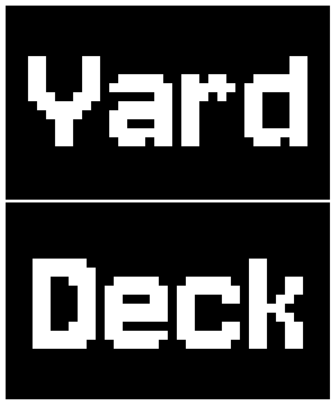 Yard Deck logo in dark mode